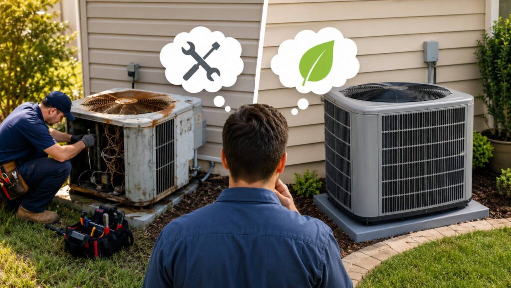 repair or replace air conditioner 